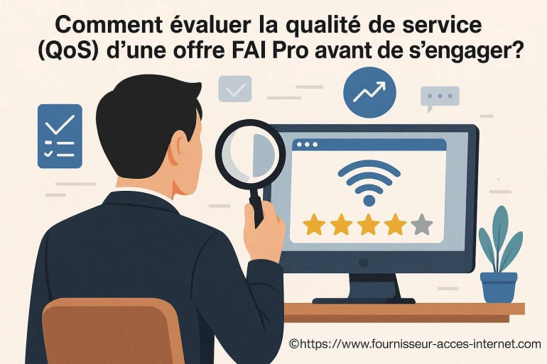 Comment évaluer la qualité de service d’une offre FAI Pro avant de s’engager ?
