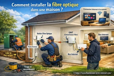Comment installer la fibre optique dans une maison ?