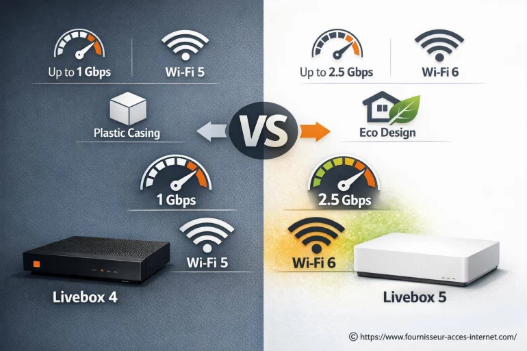 Différences entre la Livebox 4 et la Livebox 5 : que choisir ?