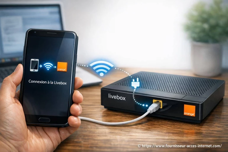 Connecter un téléphone portable à la Livebox Orange : mode d'emploi simple