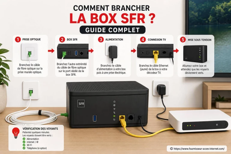 Comment brancher la box SFR : guide complet pour une installation réussie