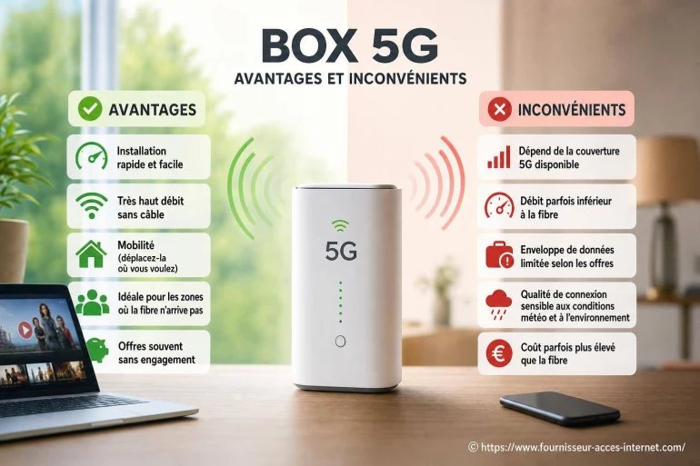 Box 5G : quels sont les avantages et inconvénients à connaître ?