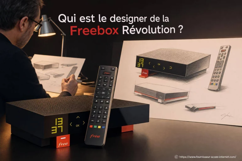 Qui est le designer de la Freebox Révolution ?