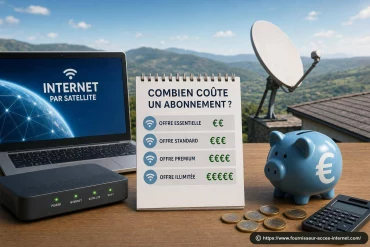 Combien coûte un abonnement Internet par satellite ?