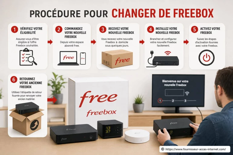Procédure pour changer de Freebox : étapes et conseils