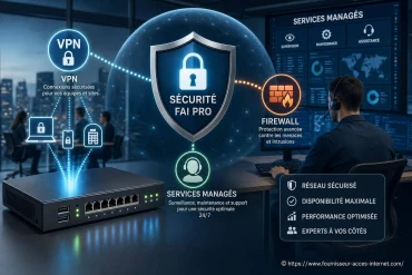Sécurité dans les offres FAI Pro : VPN, firewall et services managés expliqués