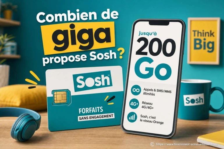 Combien de giga propose Sosh ?