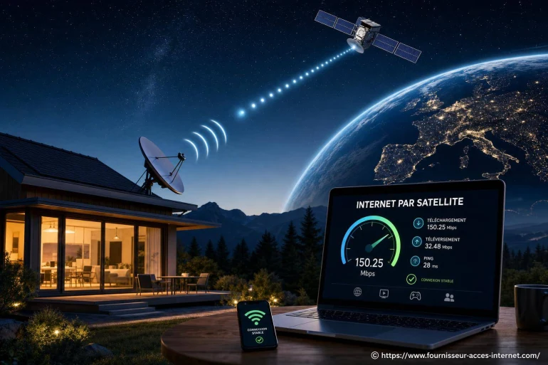 Est-ce que l’Internet par satellite fonctionne bien ?