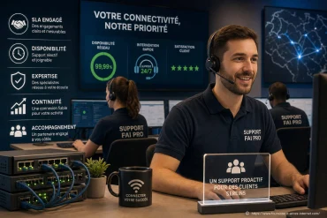 SLA et support : pourquoi le service client d’un FAI Pro fait toute la différence ?