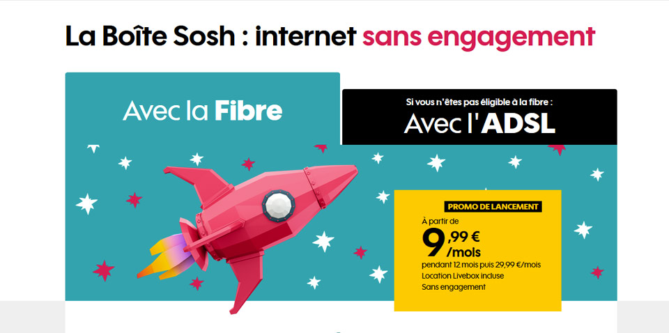 Orange lance la Box Sosh Fibre / ADSL