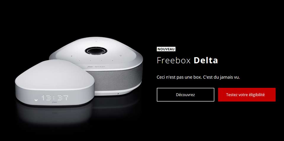 Free a présenté sa Freebox Delta (V7)