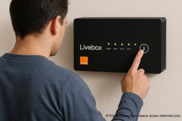 Où se trouve le bouton i de la Livebox ?