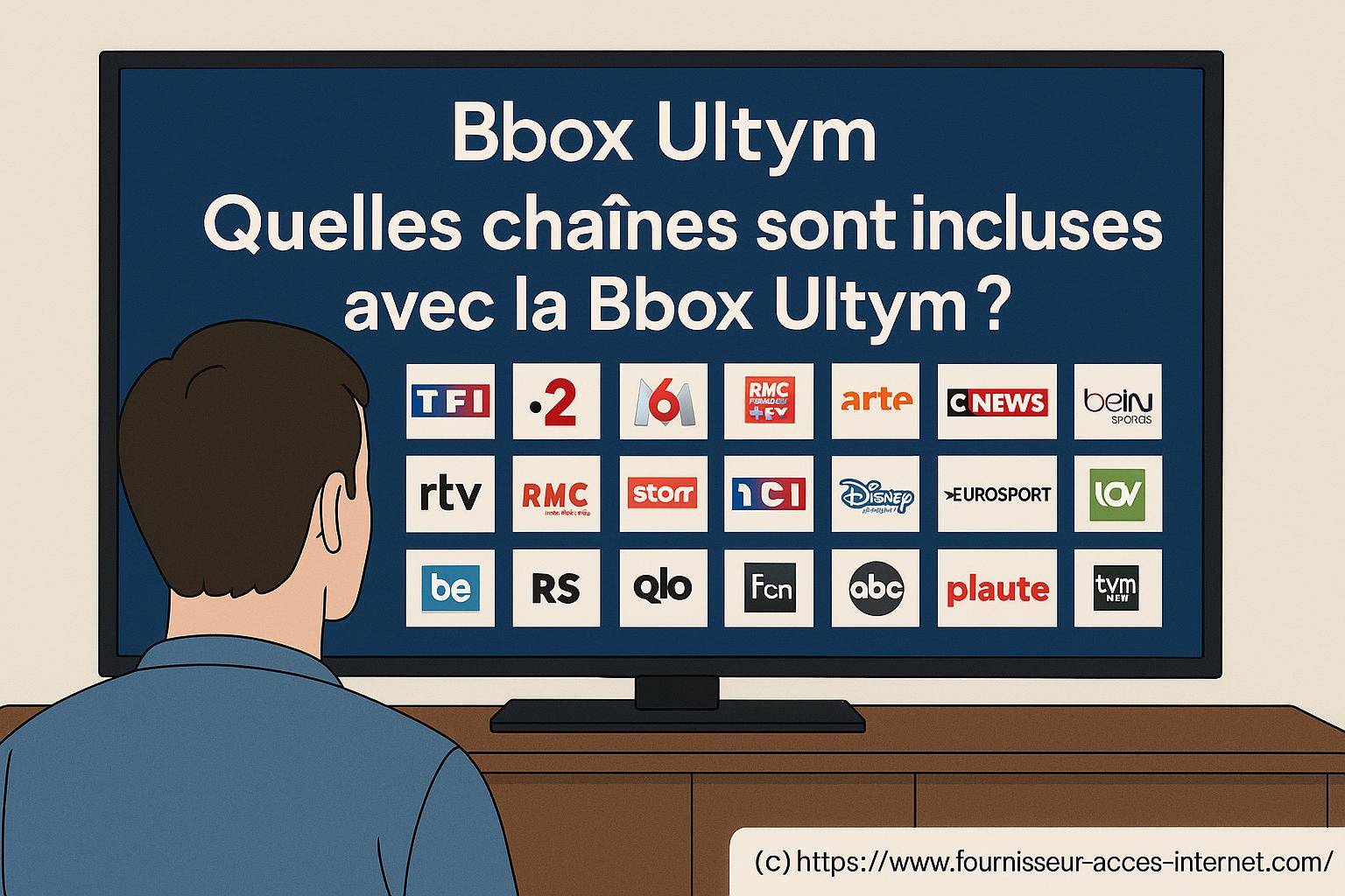 Quelles chaînes sont incluses avec la bbox ultym ?