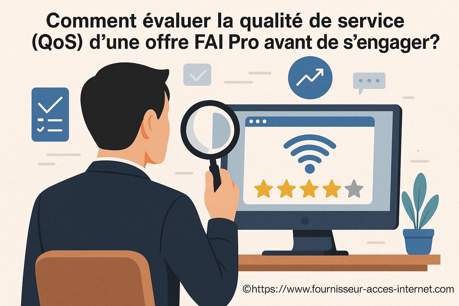 Comment évaluer la qualité de service d’une offre FAI Pro avant de s’engager ?