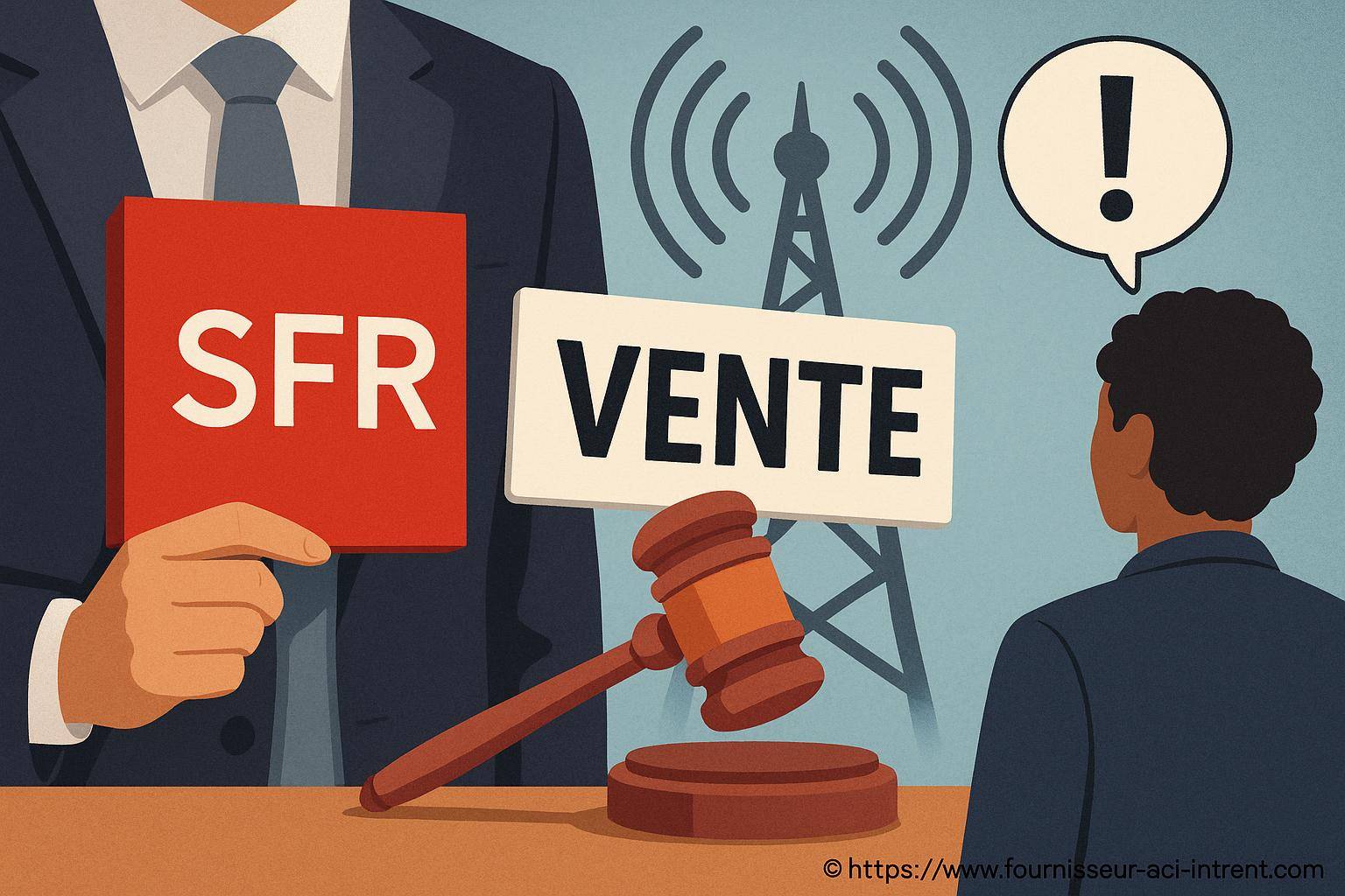 Vente de SFR : l’Arcep veille sur les prix, fréquences et concurrence en 2025