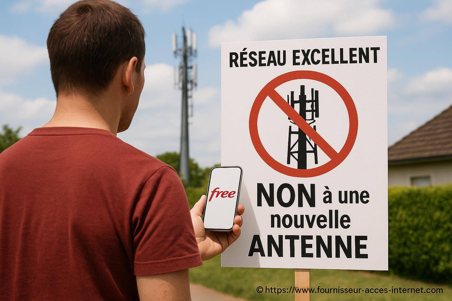 Free Mobile à Plumergat : un recours inhabituel contre une nouvelle antenne malgré une couverture jugée excellente