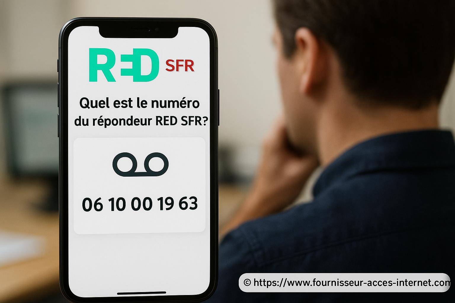 Quel est le numéro du répondeur RED SFR ?