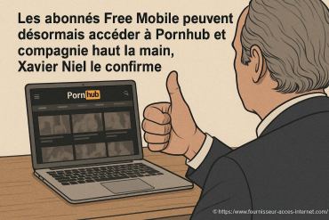 Les abonnés free mobile peuvent accéder à pornhub grâce au vpn mVPN confirmé par xavier niel