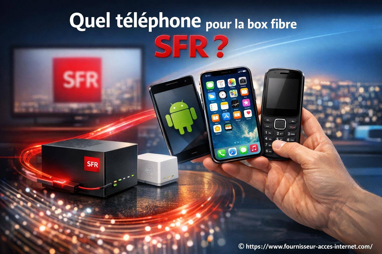 Quel téléphone choisir pour la box fibre SFR ?