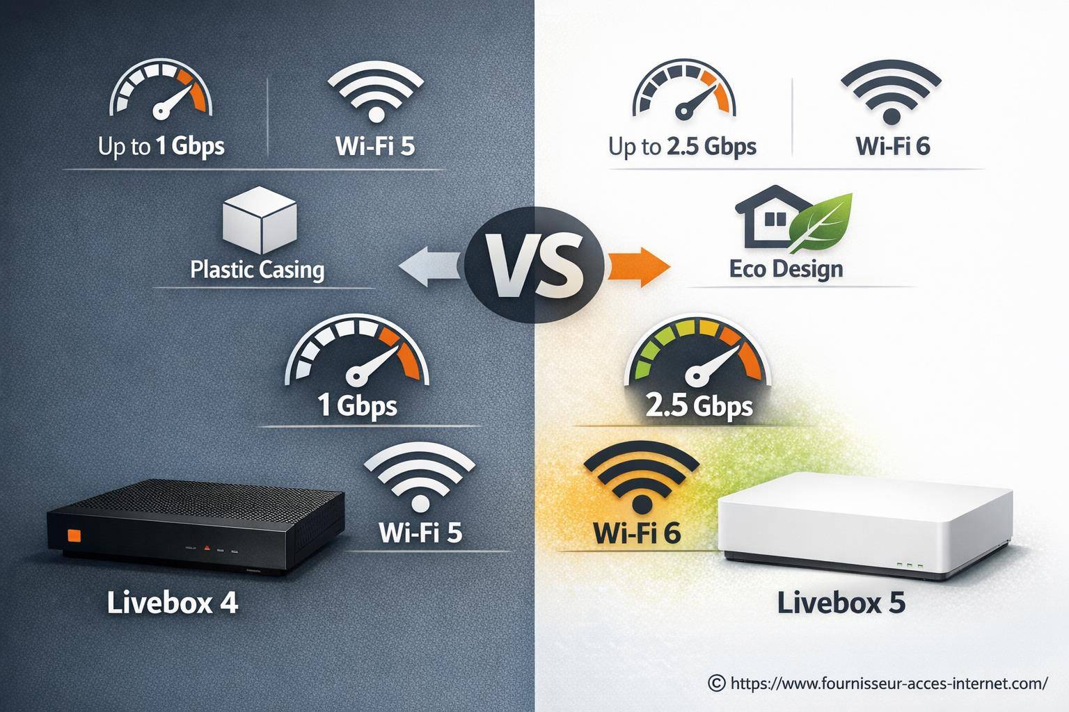 Différences entre la Livebox 4 et la Livebox 5 : que choisir ?