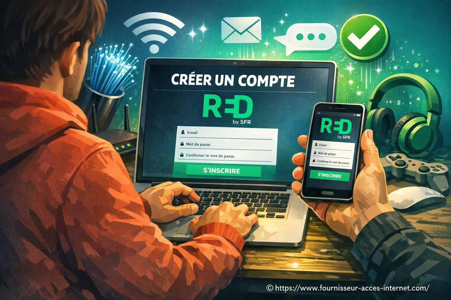 Créer un compte RED by SFR : guide complet pour démarrer facilement