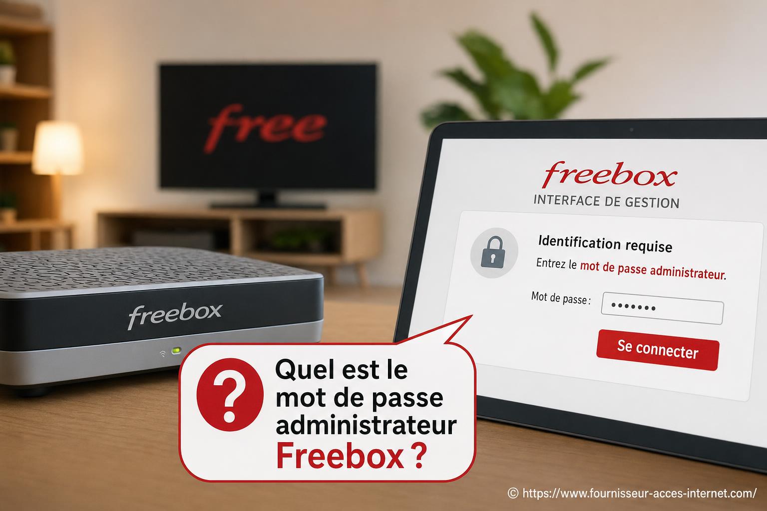 Quel est le mot de passe administrateur Freebox et comment le trouver ?