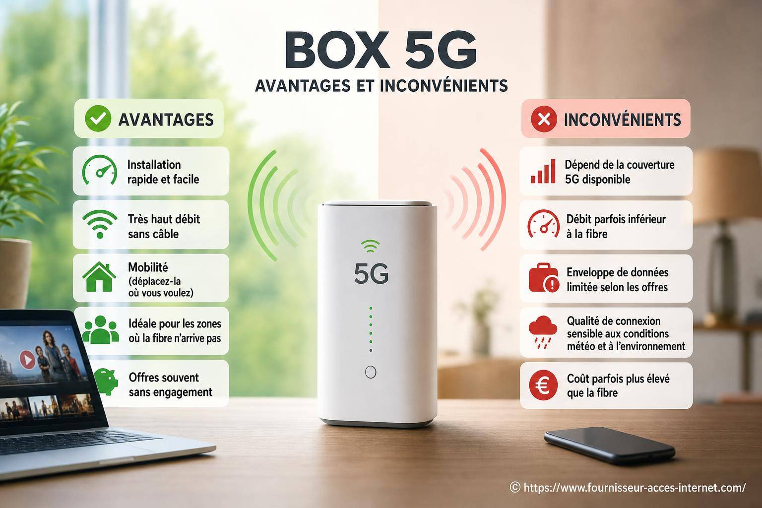 Box 5G : quels sont les avantages et inconvénients à connaître ?