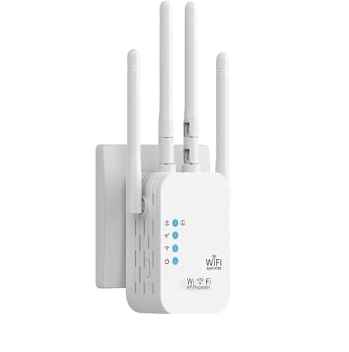 Répéteur WiFi Puissant 1200Mbps, Amplificateur WiFi avec 4 A