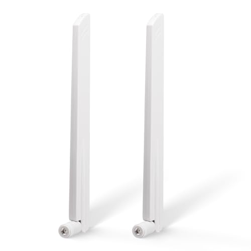 Eightwood Antenne WiFi Tri Band 2.4GHz 5GHz 5.8GHz 4dBi RP-S