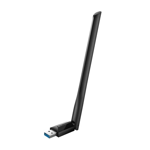 TP-Link Archer TX35U Plus Adaptateur USB WiFi 6 AX1800, Double Bande 2.4GHz/5GHz, 2 Antennes Haute Performance Réglables, Compatible Windows 11/10, MU-MIMO, Installation Facile Plug & Play