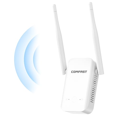 COMFAST Répéteur WiFi Puissant, N300 Mbps Amplificateur WiFi