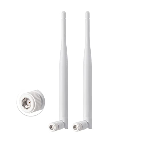 Eightwood WiFi Antenne 2.4GHz 5GHz WLAN Antenne 6dBi Double 