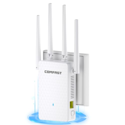 COMFAST Répéteur WiFi AC1200 Mbps, Amplificateur WiFi Puissa