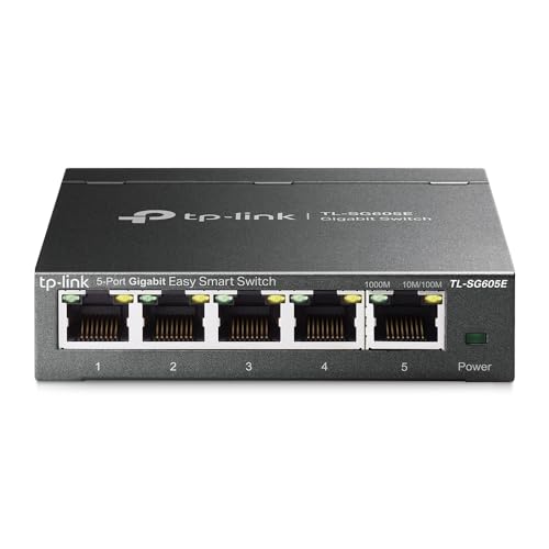 TP-Link TL-SG605E Switch Ethernet Gigabit 5 Ports Gigabit Hu