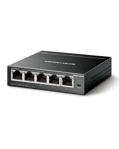 Mercusys MS105GS-M2 Switch 2.5 Gigabit 5 Ports 2.5Gbps, Ethe