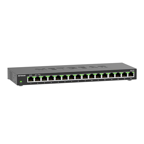 NETGEAR (GS316) Switch Non manageable Gigabit Ethernet 16 Po