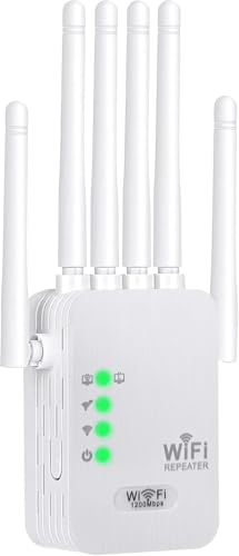 1200Mbps Repeteur WiFi Puissant sans Fil,5G Amplificateur Wi