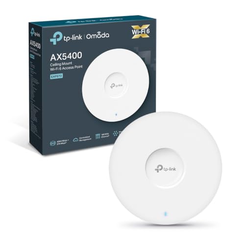 TP-Link Omada EAP670 Point daccès WiFi 6 AX5400 planfonier, 