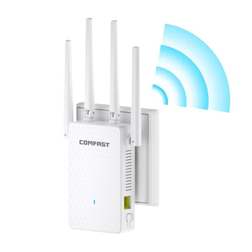 COMFAST Répéteur WiFi AC1200 Mbps, Amplificateur WiFi Puissa