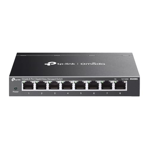 TP-Link Omada Switch Ethernet 8 Ports RJ45 Métal Gigabit (10