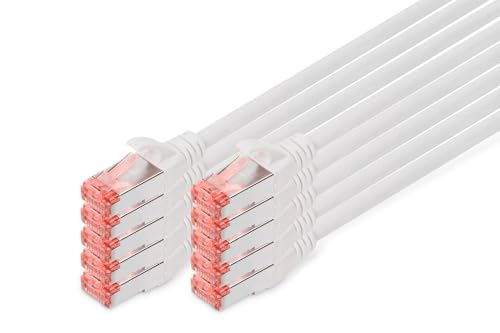 Câble LAN Cat6 2m x10 Gris