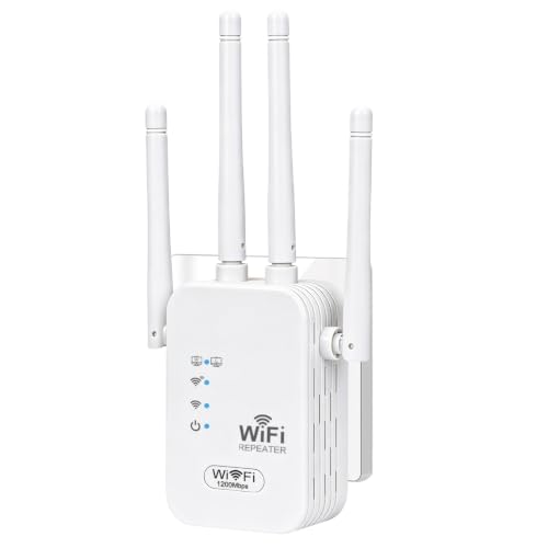 Répéteur WiFi Puissant 1200Mbps, Amplificateur WiFi Double B