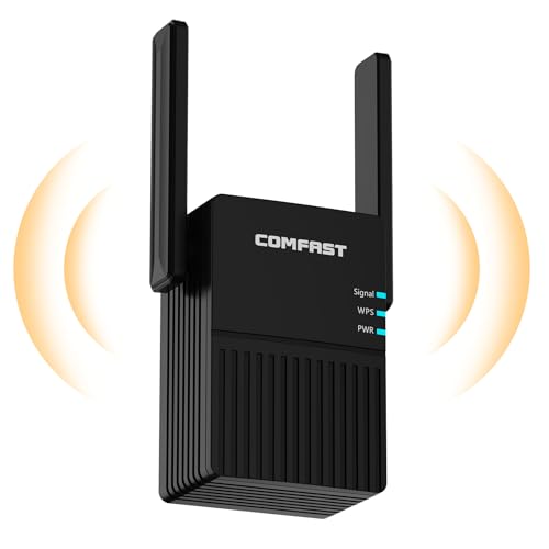COMFAST Répéteur WiFi Puissant AC1200, Amplificateur WiFi 12