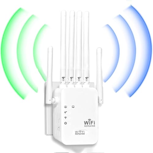 Répéteur WiFi, Amplificateur de Signal WiFi 6 Antennes Extér