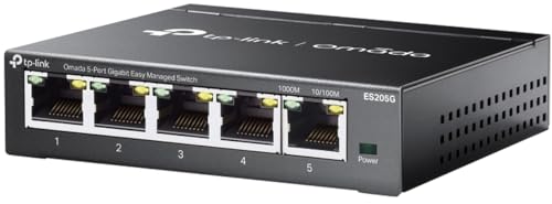 TP-Link Omada Switch Ethernet 5 Ports RJ45 Métal Gigabit (10