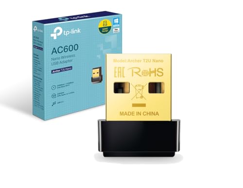 TP-Link Clé WiFi AC600 Mbps Archer T2U Nano, Adaptateur USB 