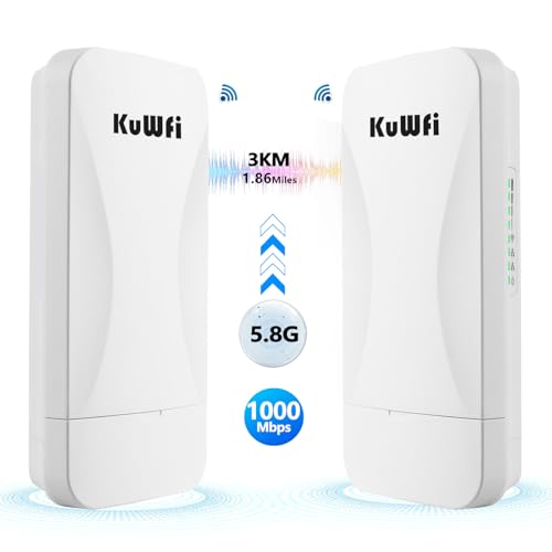 KuWFi 900Mbps Point daccès WiFi Repeteur Antenne WiFi Exteri