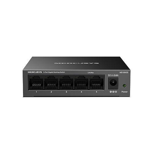 Mercusys TP-Link MS105GS Switch Ethernet Gigabit 5 Ports, Bo