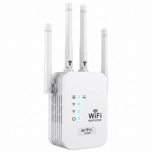 Répéteur WiFi Puissant 1200 Mbps 5GHz/2.4GHz avec 4 Antennes