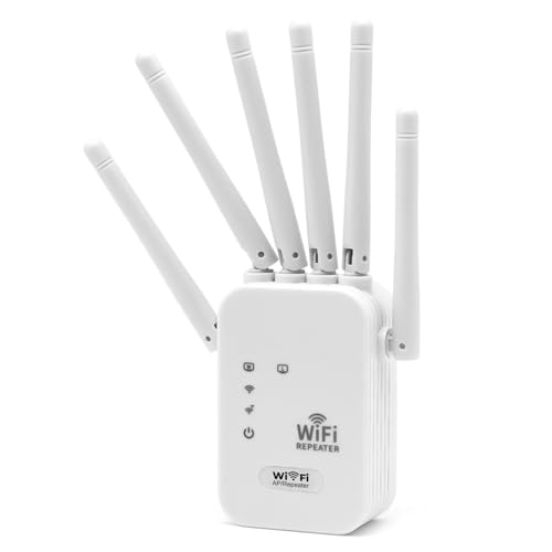 1200Mbps Amplificateur WiFi - 6 Antennes Répéteur WiFi, Reap